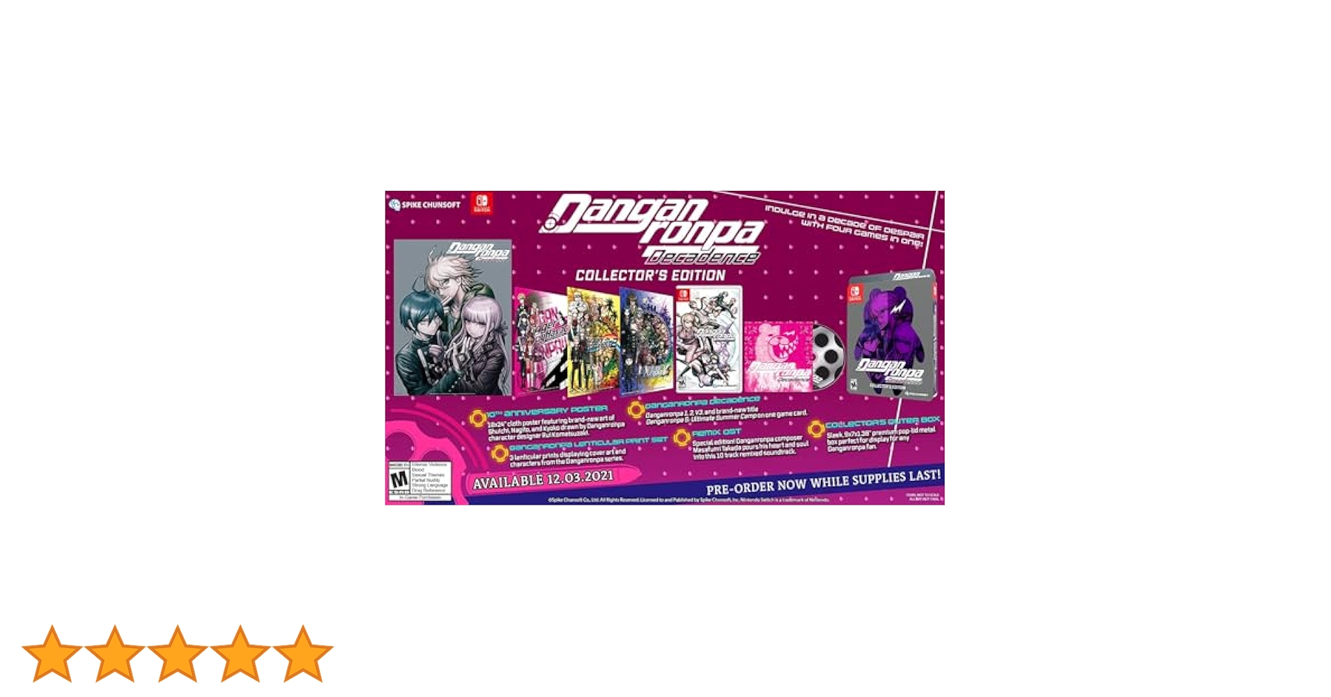 Amazon.co.jp: Danganronpa Decadence: COLLECTOR'S EDITION
